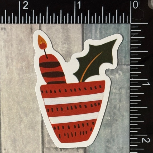 ๐10/$10๐ Holiday Christmas Reusable Waterproof Vinyl Sticker Decal - Picture 1 of 1